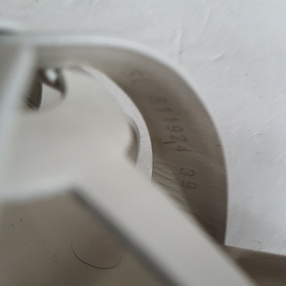 Saint Laurent Tribute Leather Espadrille Wedge Sandals - Picture 7 of 8